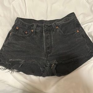 Black Levi shorts